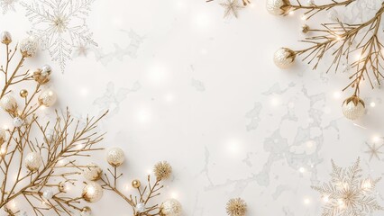 Seasonal Christmas visuals on a clean white canvas
