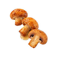 Fototapeta premium Spicy Fried Mushroom PNG – Tasty Delicious Meal, Common and Special Dish, Transparent Background