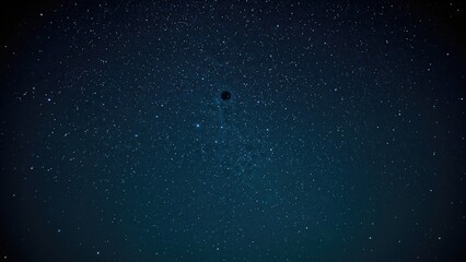Fototapeta premium Starry night sky with countless shining stars