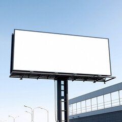 Blank billboard mock up