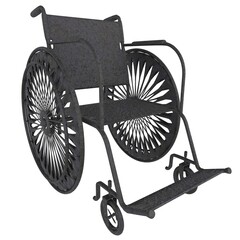 Wheelchair design isolated on transparent