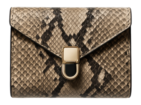 Python print wallet with a sleek envelope flap design