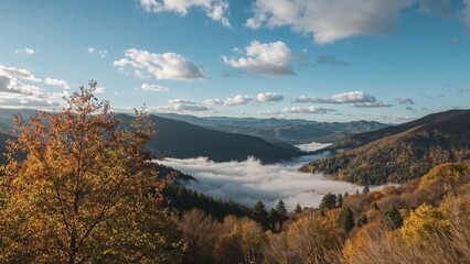 Early Fall Dawn in the Hills