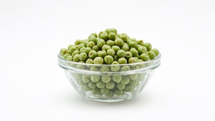 White surface featuring a bowl of dried peas