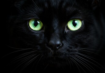 Eyes of the Night: The Enigmatic Black Cat