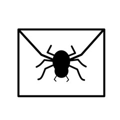 spider on a white background