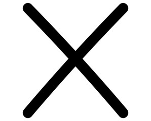 The X is a symbol of a cross