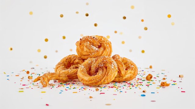 Crispy and flavorful chiacchiere, a traditional sweet for carnival festivities