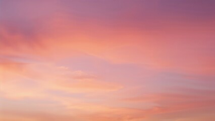 Fototapeta premium Sunset sky with orange and purple tones in a defocused, dreamy gradient