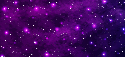 Space galaxy background with many stars