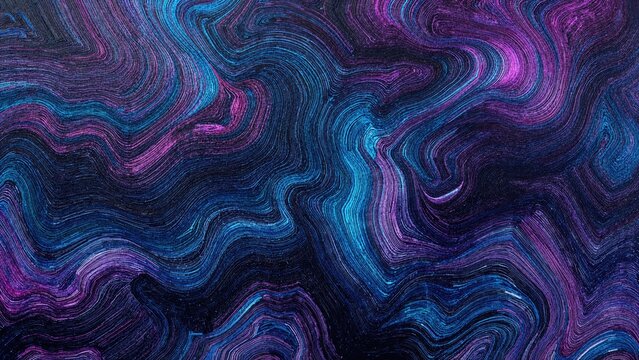 Blending hues with sonic beats creating patterned vibrations