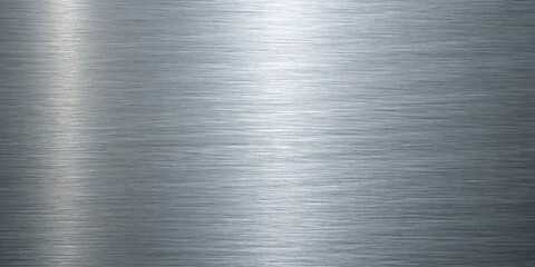 Shiny brushed metal texture background with light reflections, ideal for modern industrial designs and backgrounds, adding a sleek and sophisticated touch