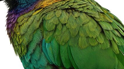 Multicolored Flying Bird