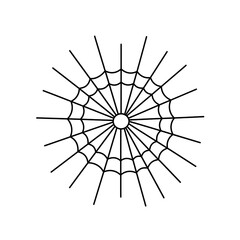 Fototapeta premium Simple Spider Web Illustration