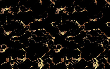 abstract grunge background with  gold veins branches 