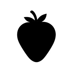 silhouette of strawberry icon.
vector strawberry icon.
vector illustration of a strawberry.