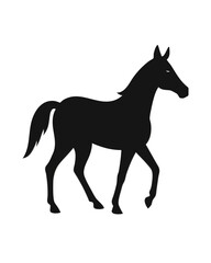 Arabian Horse  horse rearing with grace icon line airt vactor outline Illustrations on white background