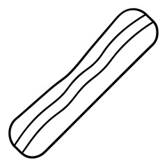 Plasters in flat style A Set of Medical Plaster  icon line airt vactor outline Illustrations on white background