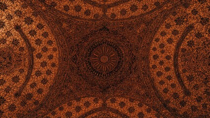 Zoomed-in image of a chapel roof
