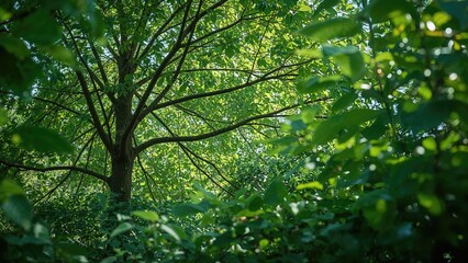Fototapeta premium Vibrant greenery