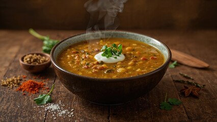 Vegan Lentil Stew Featuring Masoor Dal, Vegetarian-Friendly Recipe