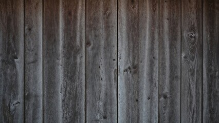 Obraz premium Old Solid Wood Panels Featuring Grungy Faded Vertical Lines