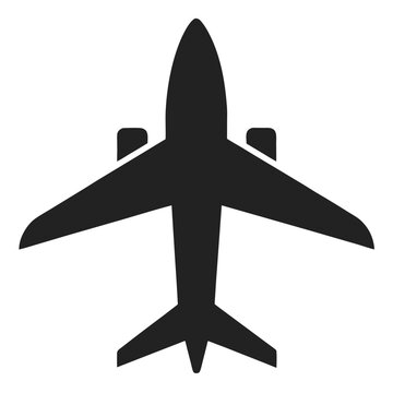  fighter-plane international  and domestic biman icon line airt vactor outline Illustrations on white background