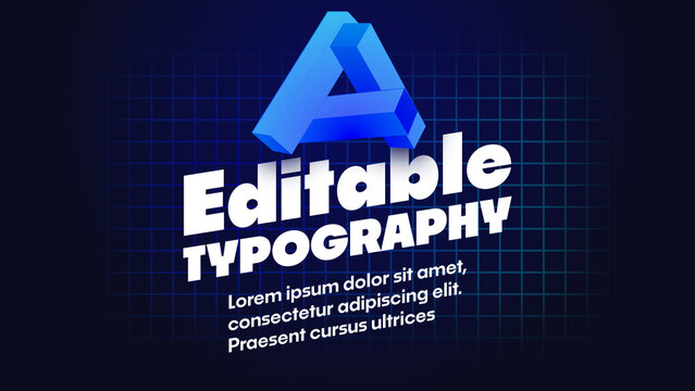 Text Animation with 3D Object