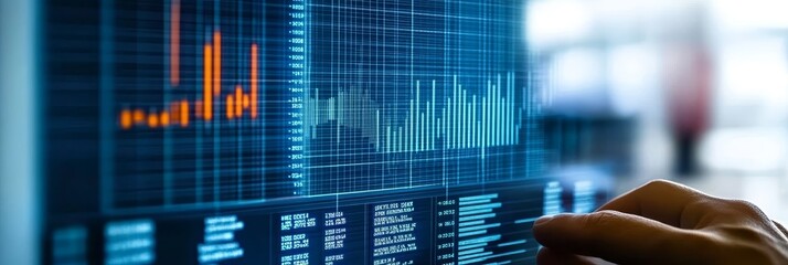 Advanced Financial Analytics Dashboard Showcasing Data Trends, Insights, and Economic Forecasts