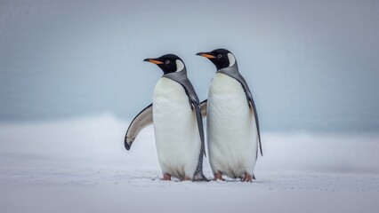 Synchronized Movements of Gentoo Penguins (Pygoscelis papua)