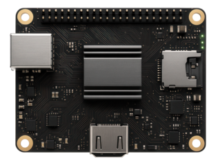 Development board with HDMI output and quad-core processor for multimedia projects