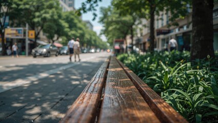 Obraz premium Maintain adequate distance between individuals in public seating zones.