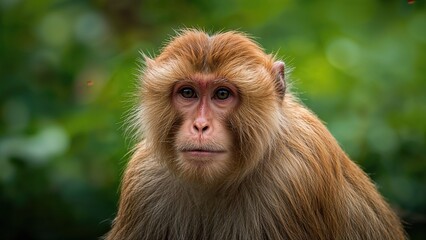 Obraz premium Discovering the Elusive Golden Monkey in Dense Woodlands