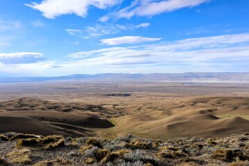 landscape in the desert