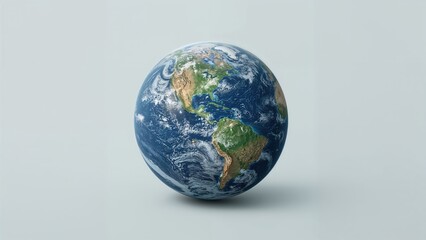 Fototapeta premium Solitary spherical planet