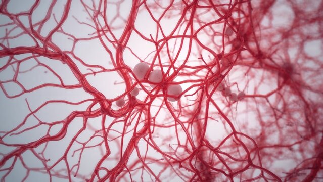 Submucosal Meissner plexus containing ganglia and nerve fibers in the gastrointestinal tract.