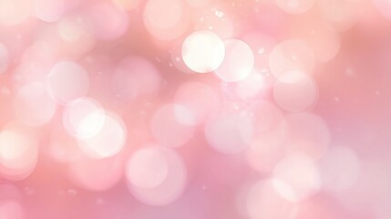 Soft Pink Bokeh Background for Romantic Design Projects