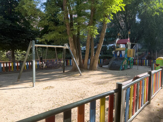 children 's playground in the park