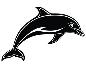 Obraz premium Dolphin Silhouette