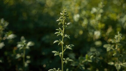 Freshly harvested oregano from the garden