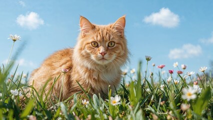 Springtime with a Ginger Feline