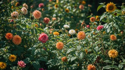 Flora and lush greenery showcasing natural elegance