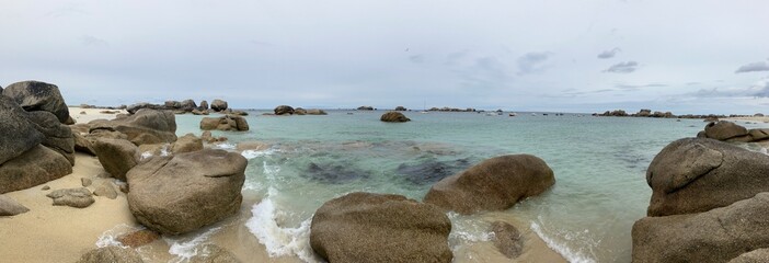 Paysage panoramique de Bretagne