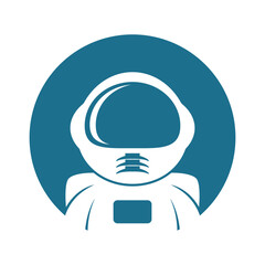Astronaut logo icon design © Owex