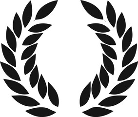 Obraz premium laurel wreath vector illustration
