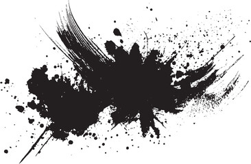 Vector brush strokes with scratches splatter grunge distressed Vector grunge brush strokes texture rough black scratches for wallpaper, paint splatter template, dirt banner,