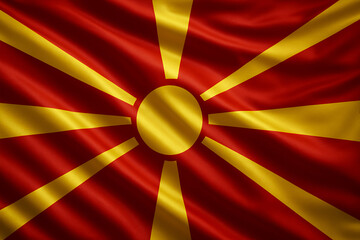 flag of north Macedonia