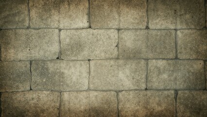 Fototapeta premium Patterned texture of weathered cement blocks as background