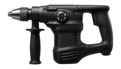 Dual-mode rotary hammer with interchangeable chucks for versatility in a workshop.