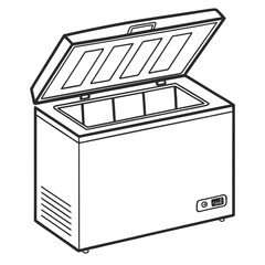 vector illustration of a modern electric stove
